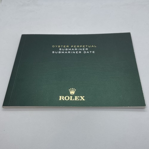 Rolex submariner booklet - rolex,