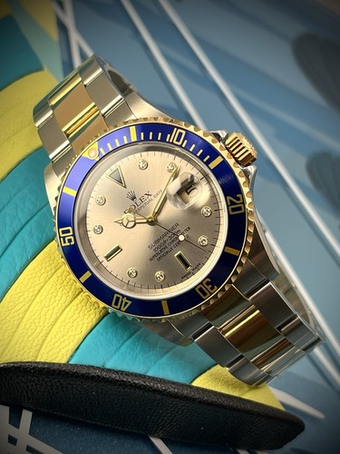 Rolex 16613 submariner serti - 16613,