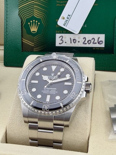2026 rolex submariner no - 10/2026,