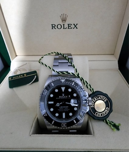 Rolex submariner men black - rolex,