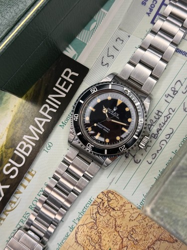 Rolex submariner 5513 1987 - rolex,