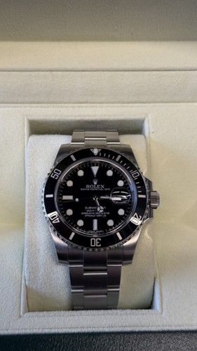 Rolex submariner men black - rolex, men's