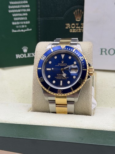 Rolex submariner 16613 bluesy - rolex,