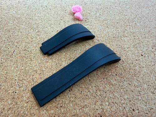 21mm black silicone - 21mm,